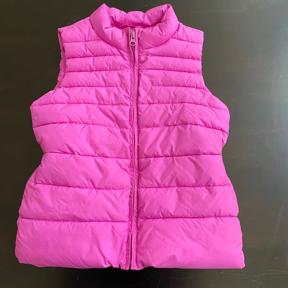 Fuchsia Puffer Vest
